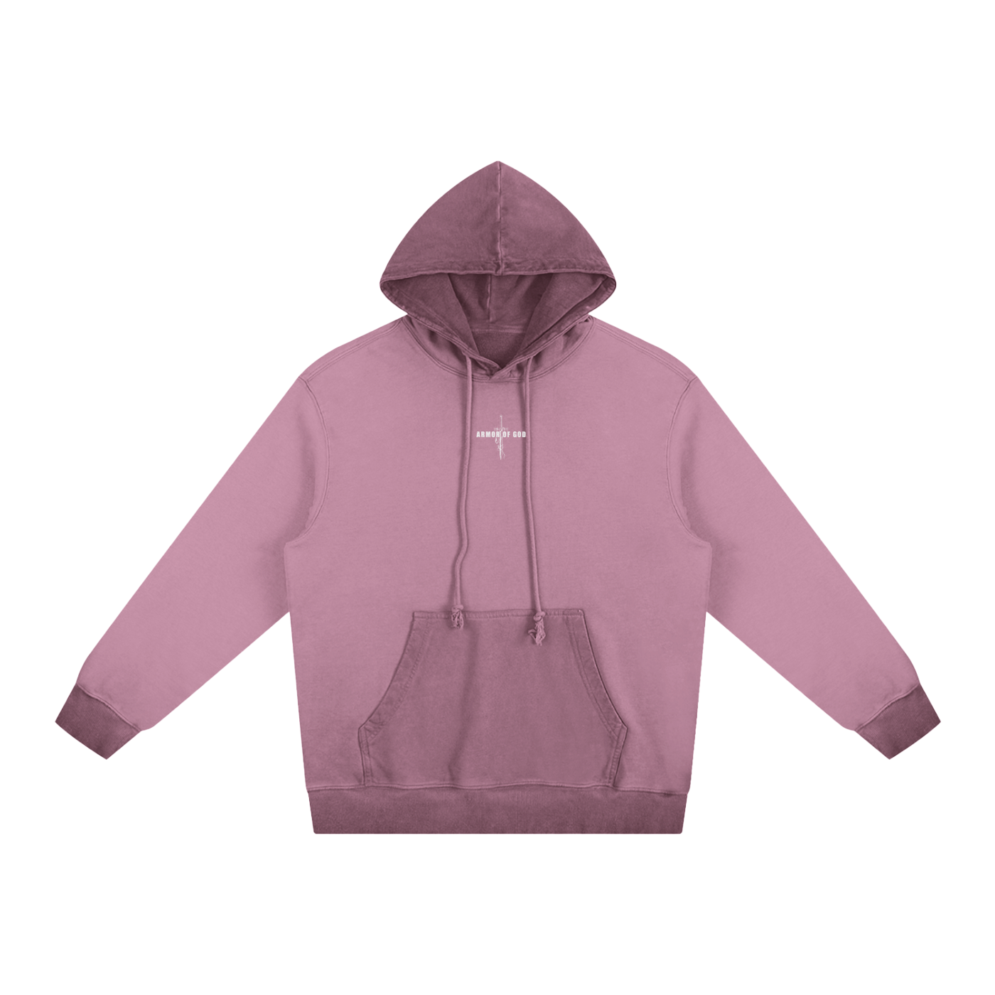 Ombre stone washed special hoodie