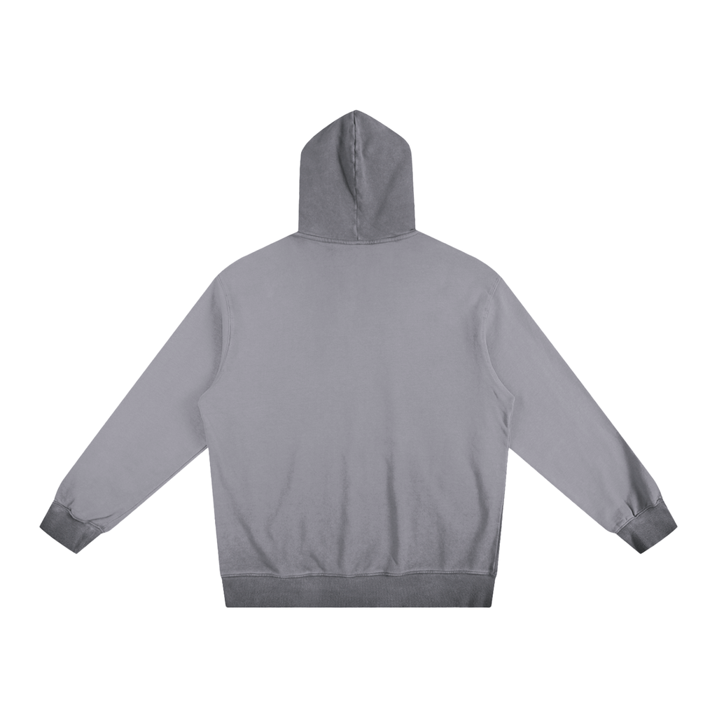 Ombre stone washed special hoodie