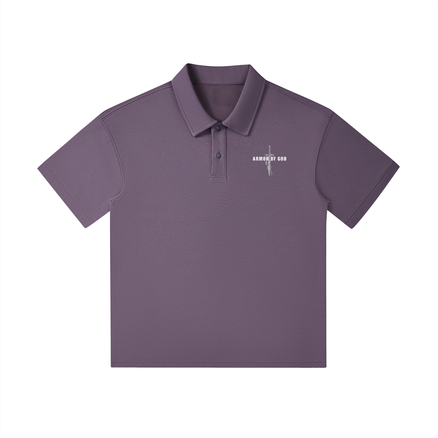 Drop Shoulder Short-Sleeve Polo