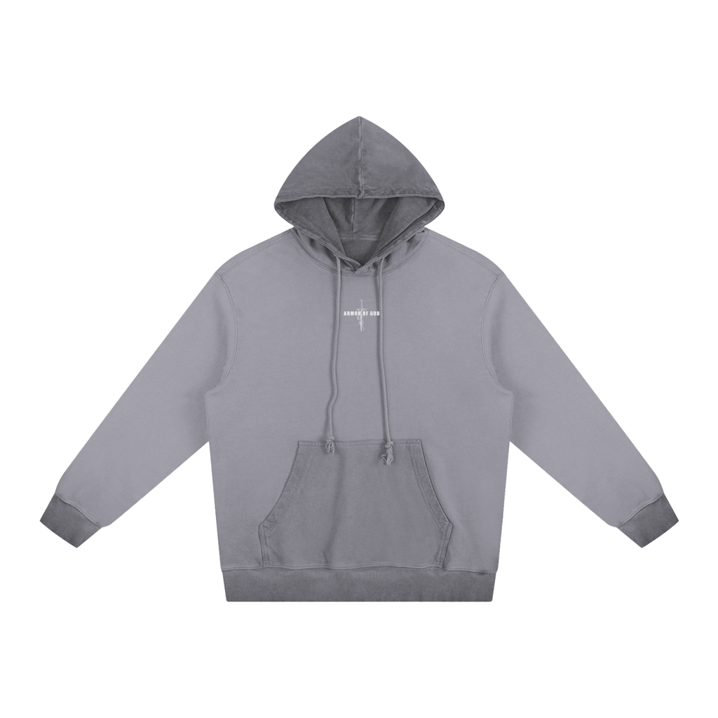 Ombre stone washed special hoodie