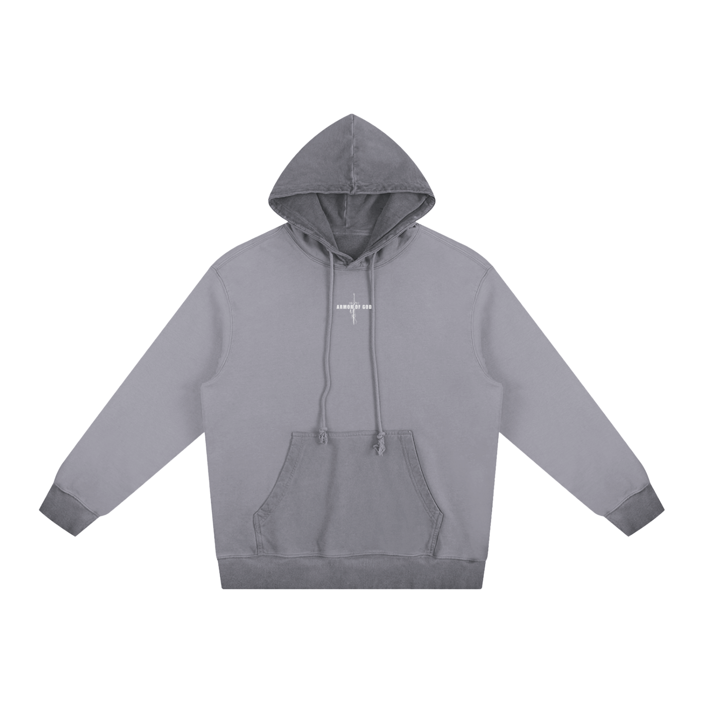 Ombre stone washed special hoodie